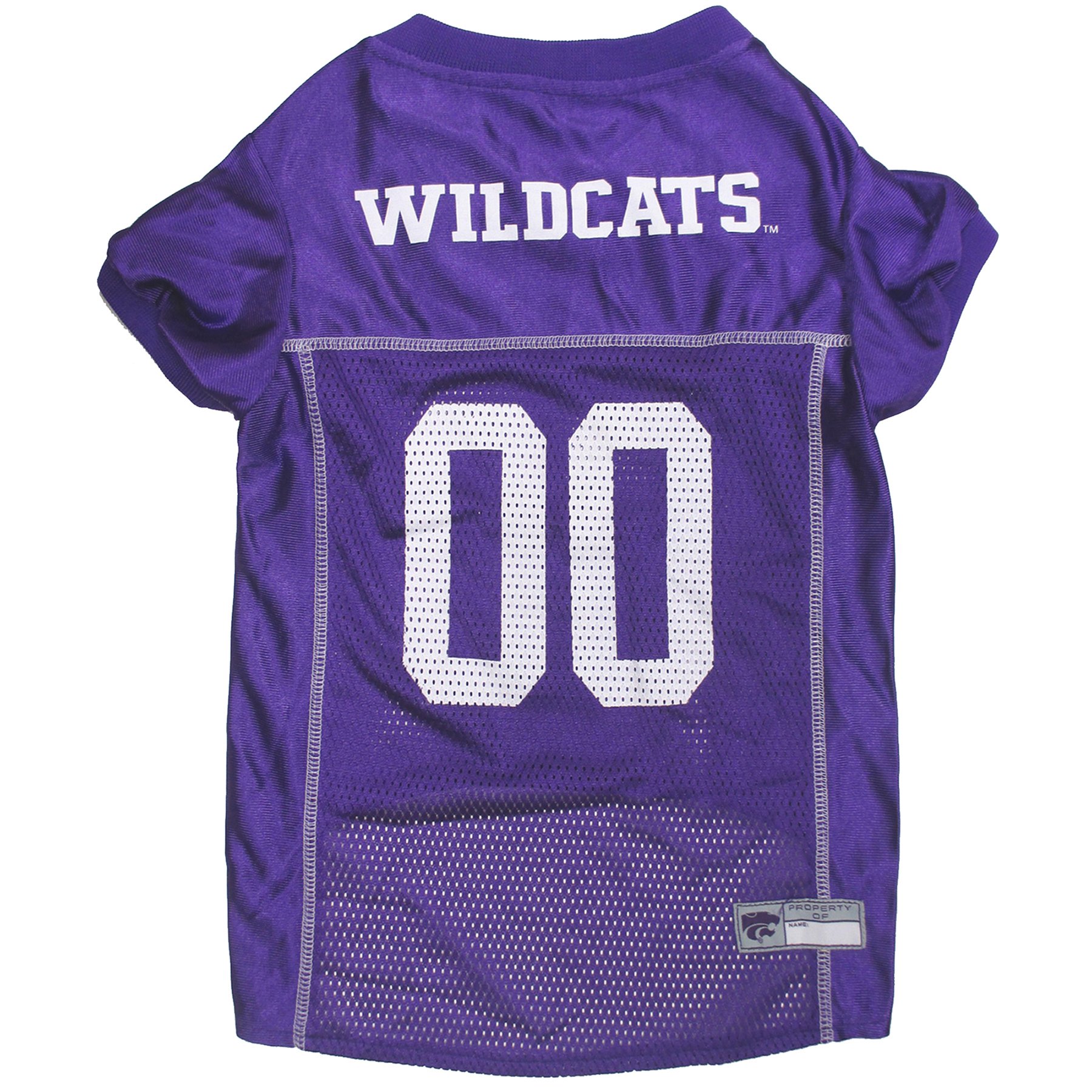 Pets First NCAA College Kansas State Wildcats Mesh Jersey for DOGS & CATS, X-Small.Licensed Dog Jersey with your Favorite Football/Basketball College Team โ image 1