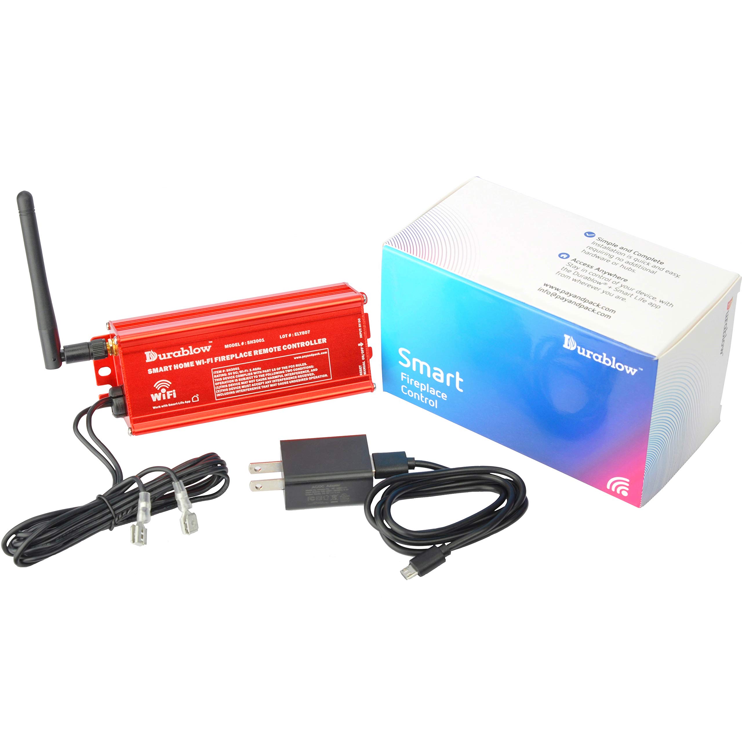 Galleon Durablow Sh3001 Gas Fireplace Millivolt Valve Wifi Smart