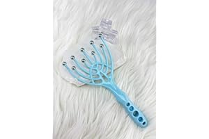 1Pcs 9-Claw Scalp Massager for Hair Care Handheld Head Massager Deep Stress Relief for Home and Office Use-Blue