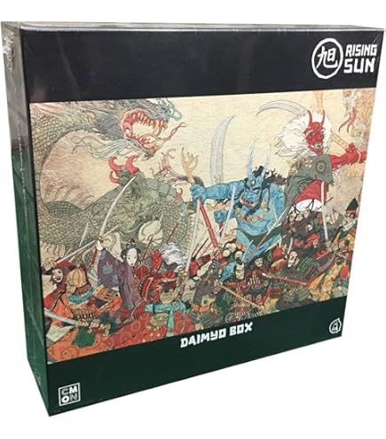Asmodee Rising Sun Dynasty Invasion, Expansion, Connoisseur Game, Strategy Game, German