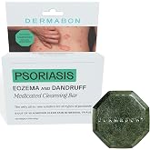Coal Tar Soap for Psoriasis &amp; Eczema - Dermatitis Relief Bar Soap 3.175 oz | Medicated Soap, Seborrheic Dermatitis, Soothes Itching, Reduces Inflammation, Moisturizes, Hand &amp; Body Soap, 1-Pack