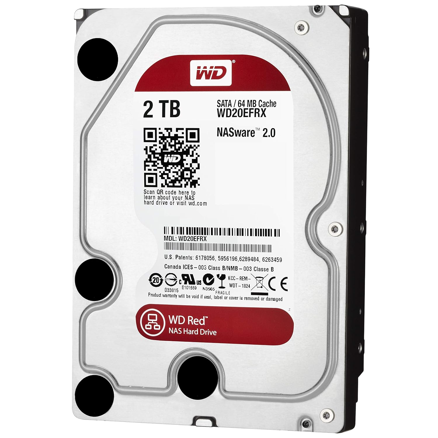 WD Red Kit Disque dur interne NAS 4 To 3,5 pouces SATA intellipower Composants PC Disques durs WD Red Kit Disque dur interne NAS 4 To 3,5 pouces SATA intellipower Composants PC Disques durs