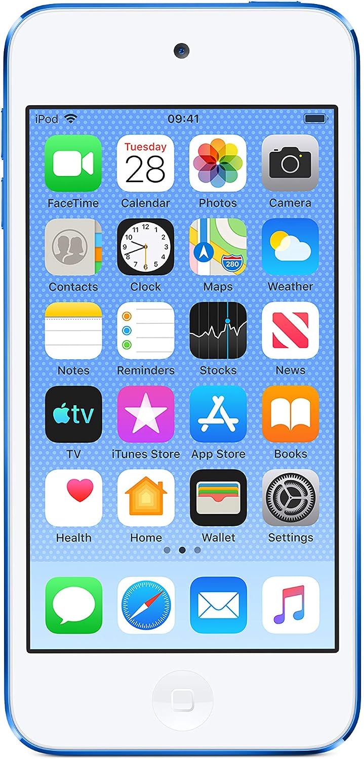 Apple iPod touch (256GB) 7th generation - Blue (Latest Model) (Renewed)