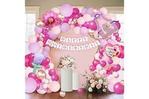 112PCS Mother's Day Balloons Arch Garland Kit Mothers Day Decorations Foil Mothers Day Balloon Flower Best Mom Balloon Latex 