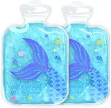 Navaris Girls Hot & Cold Gel Packs - Mermaid Design - 2 Reusable Packs view 5