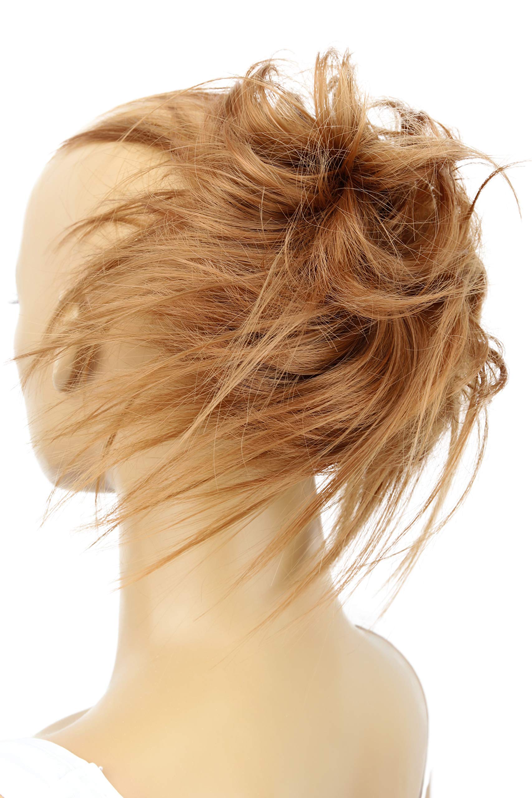 CAISHA XXL Jumbo Hairpiece Scrunchy Updo Bridal Hairstyle Messy Hair Tie Light Brown G15F