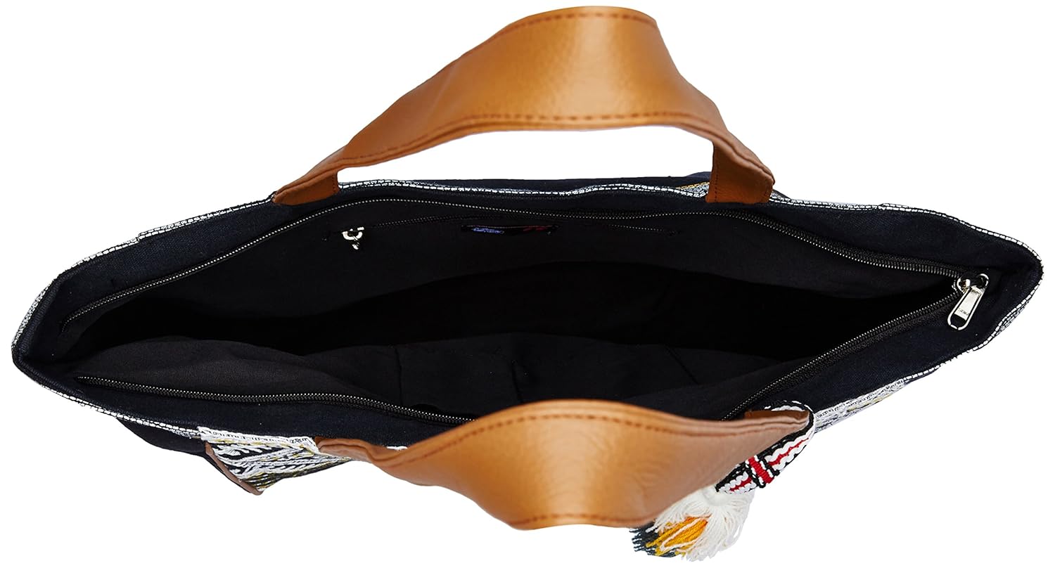 kanvas katha women's tote bag (multicolor) ()