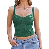 Avidlove Summer Lace Tank Tops Sweetheart Neck Crop Top Adjustable Strap Going Out 2026 Cami