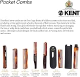 KENT NU19 Pocket Comb and Nail File - Handmade Cellulose Acetate view 7