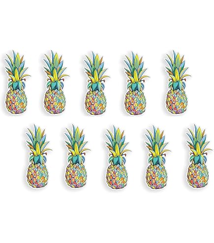 Amazon.com: Cute Kawaii Pineapple Cartoon Emoji Vinyl