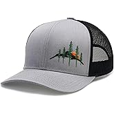 LARIX Trucker Hat, Wild Sunrise, No Sweat Hat Liner Bundle