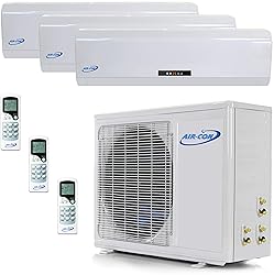 3 Zone Mini Split - 9000 + 9000 + 12000 - Ductless