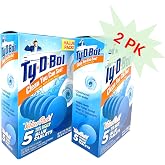 Ty D BOL Toilet Cleaning Tablets with Continuous Blue Spruce Scent keeps Toilets Smelling fresh and clean 10 tabs (2-5 Count Packs) (Blue Spruce)
