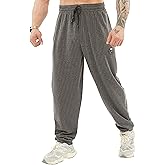 Men's Loose Fit Cotton Sweatpants with Pockets, Four Season Lifestyle Pants
