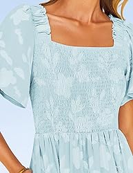 ZESICA Women's Summer Boho Floral Midi Dresses 2025