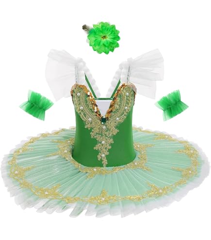 Amazon.com: ZX Girl's Camisole Skirted Leotard Ballet Sparkle Lace