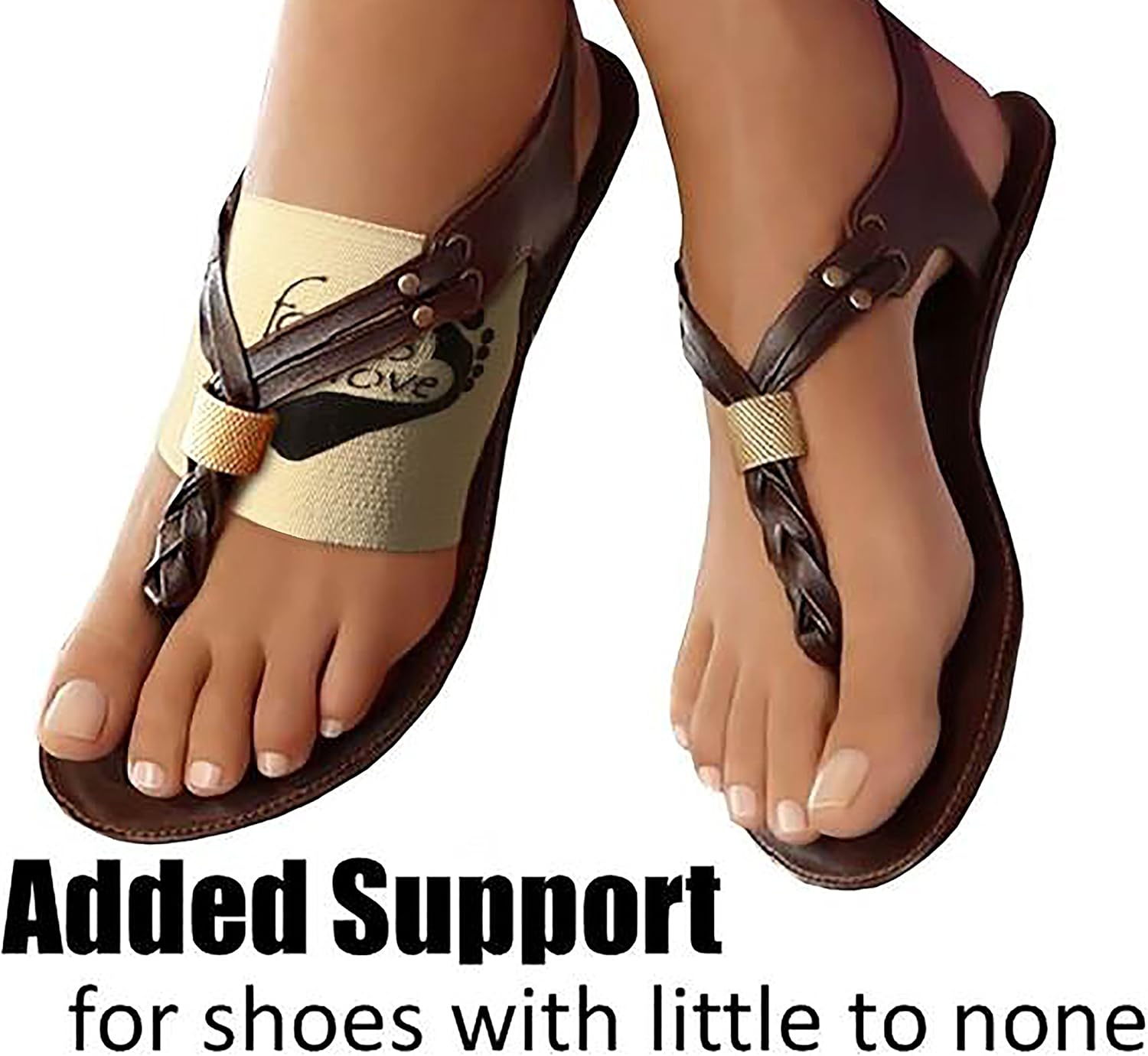 Foots Love- Compression Arch Support Sleeves for Plantar Fasciitis. The Original Nano Sock Copper Bandage. Guaranteed Top Quality. Avoid The Pain.: Health & Personal Care