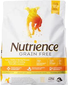 Amazon.com: Nutrience Grain Free Dog Food, 18-Pounds, Turkey, Chicken ...