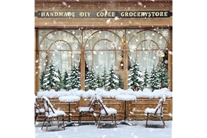 PSEUTIO 124 PCS Large Christmas Clings for Windows Trees Snowflake Window Clings Christmas Decorations