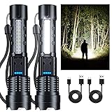 PeakPlus Rechargeable Flashlights for Home Outdoor