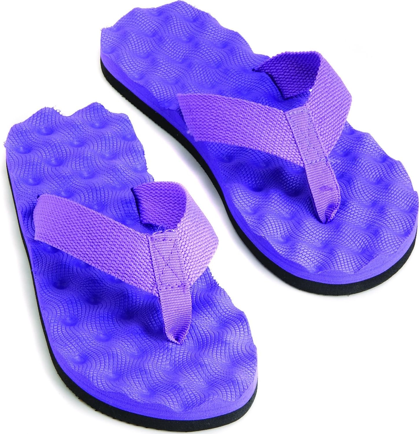 J2 Stars Summer Boa Flip Flops - Purple SIZE 9