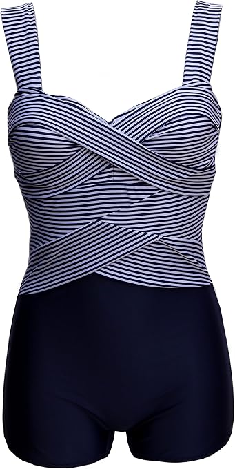 Maillot De Bain 1 Pièce Femme Avec Armature - Coupe Shorty, Gainant, Anti-UV - Pour Plage Et Piscine