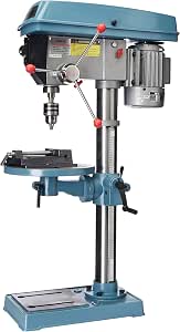 Silverline DC-DP13N Taladro de Banco, Motor 3/4 HP, 110V, Monofásico, 16  Velocidades, Chuck 5/8\
