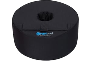 Gravipod Umbrella Base Weight | Outdoor Sand-Fillable Stabilizer for Cantilever, Offset, and Patio Umbrellas | Heavy-Duty Weather-Resistant Fabric