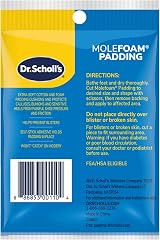 Dr. Scholl's Mole Foam Padding 4x3.5 inches 2 Pack view 7