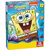 SpongeBob SquarePants Fruit Flavored Snacks, Gluten Free, 10 ct, 8 oz | Great for Trick-or-Treat &amp; Halloween Parties, No Colors From Artificial Sources, Excellent Source Of Vitamin C