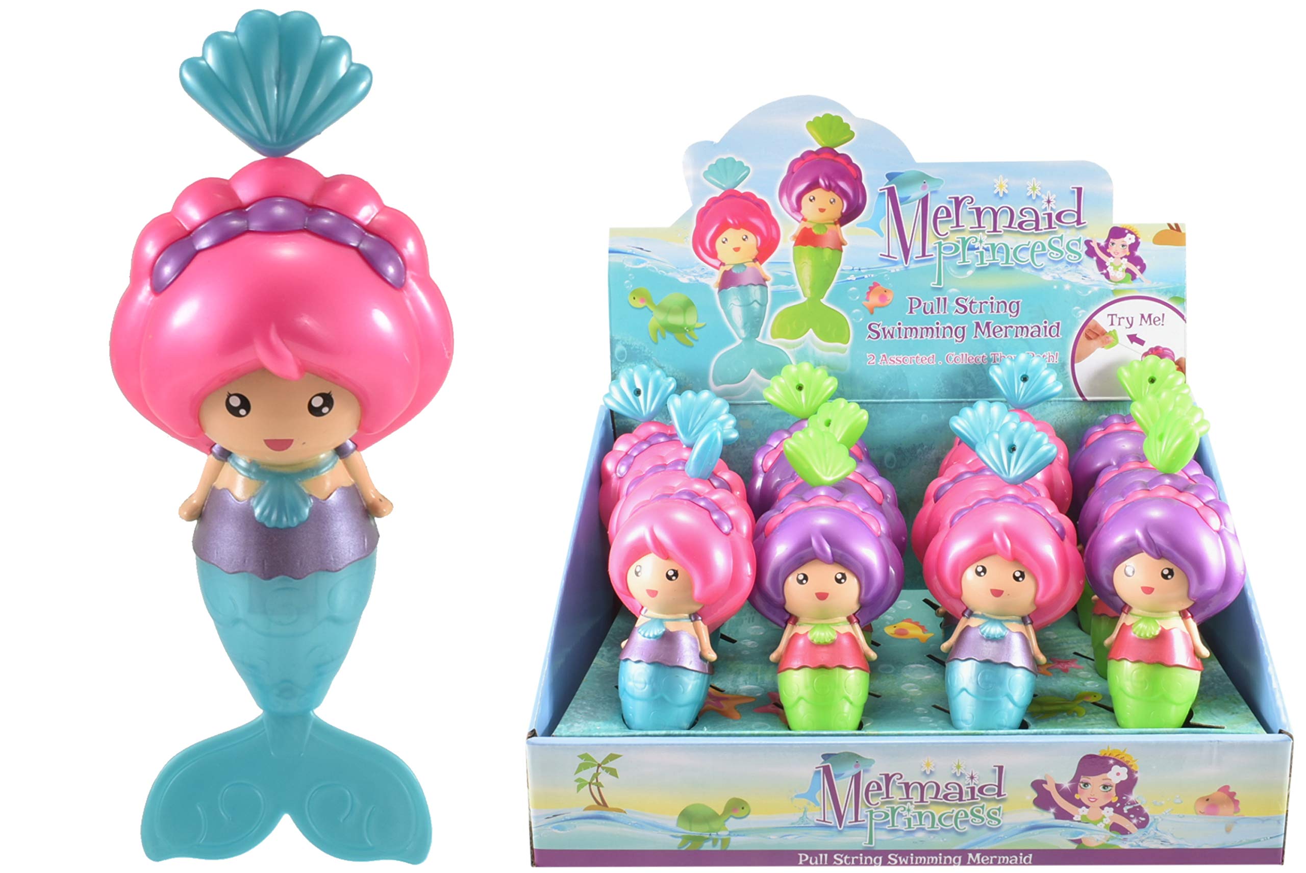 KandyToys Mermaid Princess Swimming Bath Time Toy | Kids Toy | Toddler Bath Toy