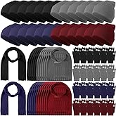 Suhine Winter Hat Scarf Gloves Set Warm Fleece Scarves Touch Screen Gloves Winter Knit Beanie for Women Men Donation Homeless