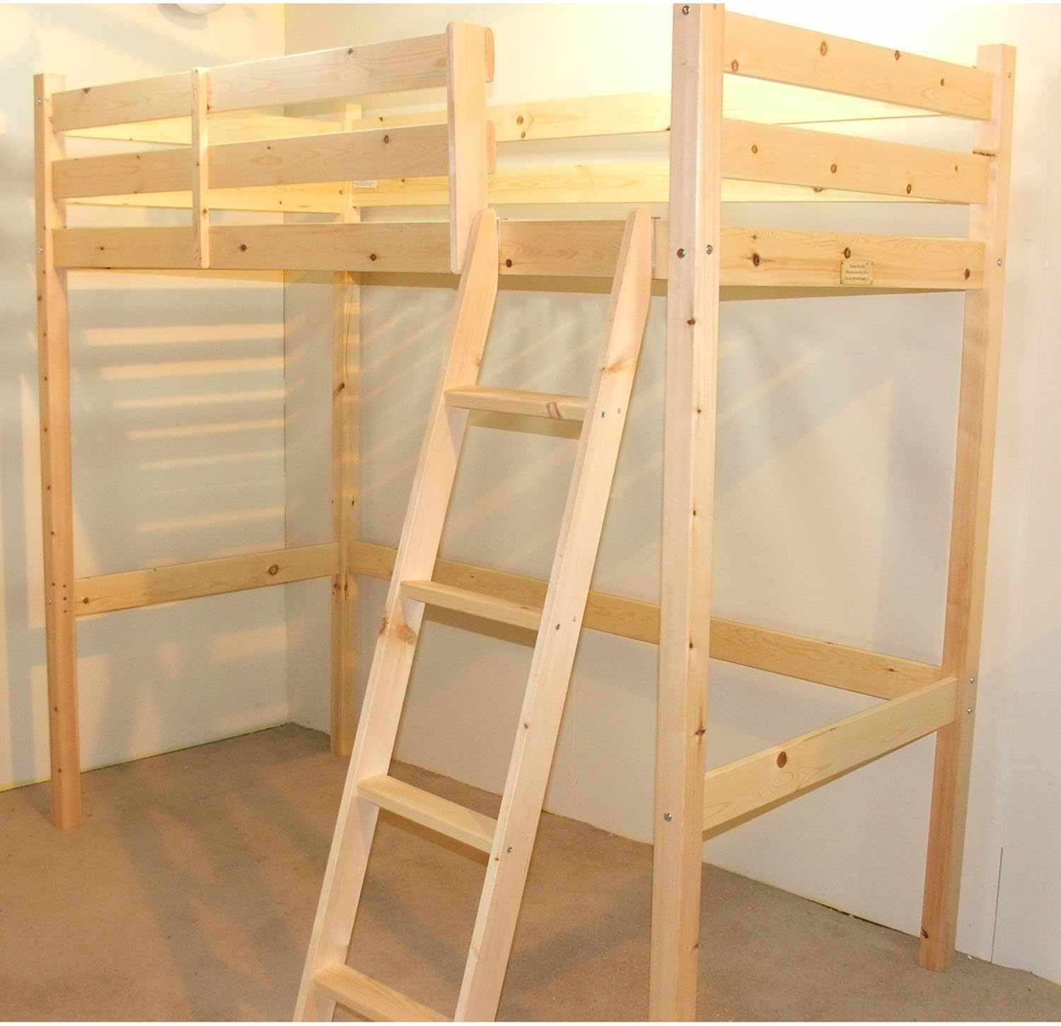 Strictly Beds and Bunks Limited Loft Bunk Bed with memory foam mattress