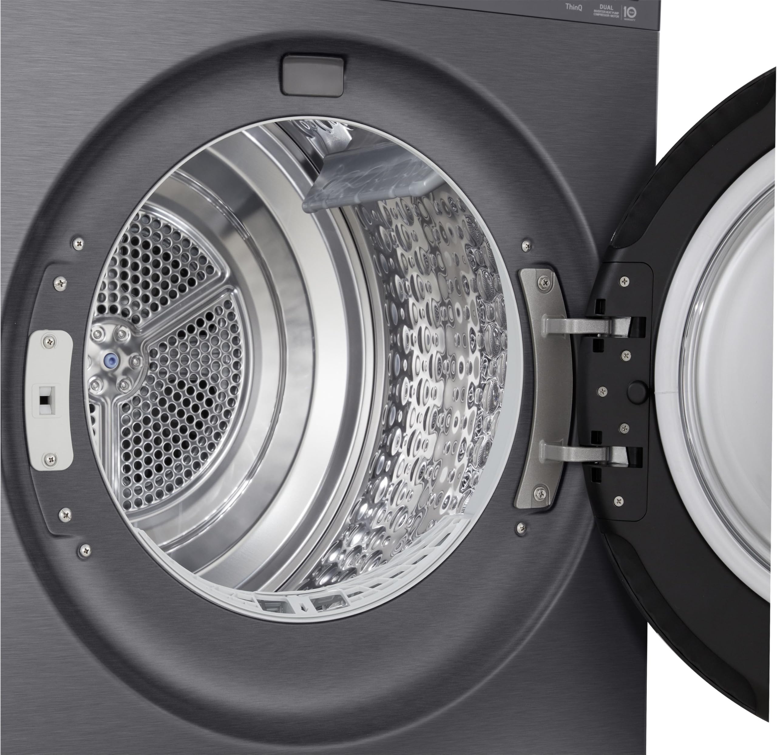 LG RT80X7B Wärmepumpen-Trockner (8 kg, Energieklasse B) mit AI Dry, Dual Inverter, TurboDry, selbstreinigender Kondensator, Schwarz 5