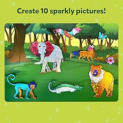 Skillmatics Foil Fun - Animals Mega Pack, No Mess