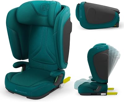 UNITY2 Silla de Coche I-size 100-150 cm, con Isofix hasta 12 años, Sistemas de Seguridad, Fácil de Limpiar, Transpirable, AIR FLOW, SPS+, H-GUARD, Verde
