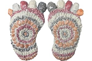 QZSDBWHCB Garden Stepping Stones - Decorative Garden Stones for Patio, Deck, Garden or Sidewalk Faux Cobblestone Stepping Stones (Set of 2#A