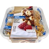 Belgian Waffles Individually Wrapped Ready to Eat Liege Waffles | Made with Butter and Pearl Sugar 12 Count 24 Oz