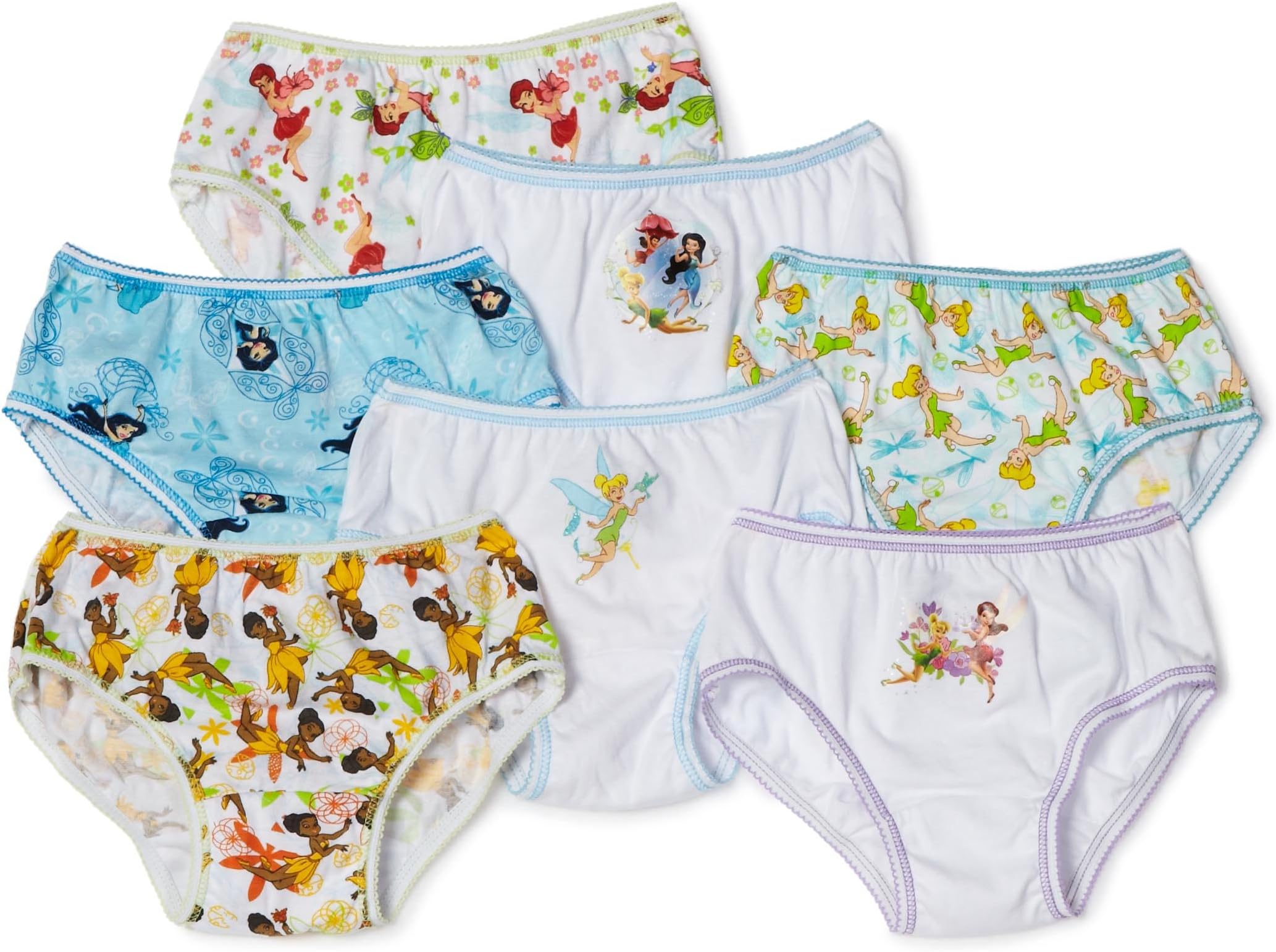 Disney Little Girls' Tinkerbell 7-Pack Underwear