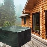 RICHIE Garden Furniture Cover 240x140x90 Green Waterproof Windproof view 6