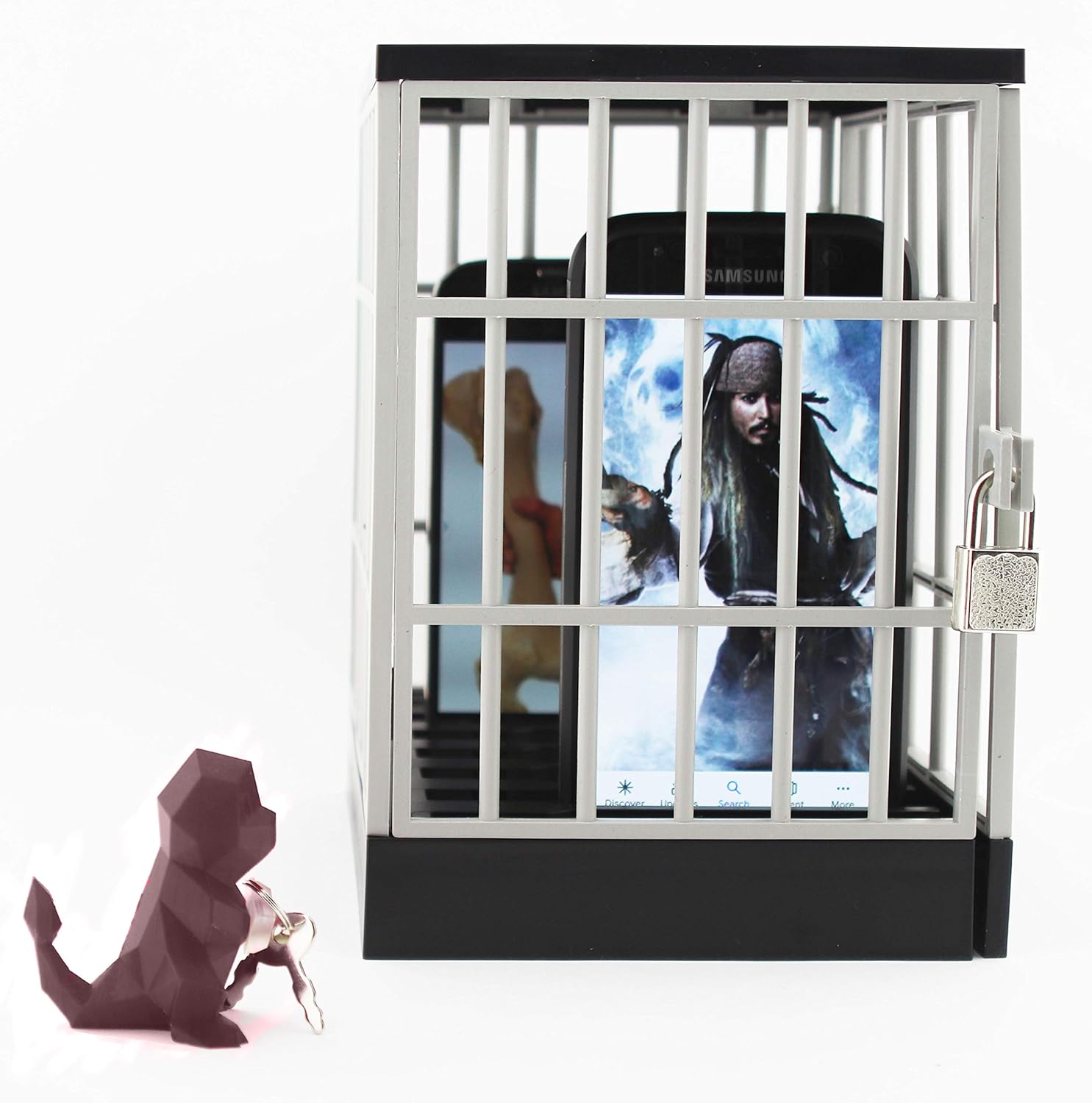 Mobile Phone Jail Cell Prison Lock Up contiene fino a 6 smartphone grandi Amazon.it Elettronica