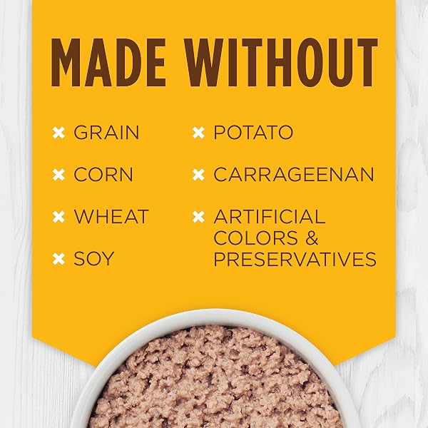 INSTINCT ORIGINAL PATE WET CAT FOOD, GRAIN FREE RECIPE – REAL CHICKEN, 3 OUNCE (PACK OF 24)