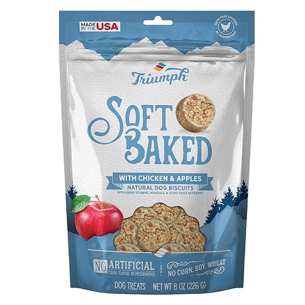 TRIUMPH SOFT BAKED NATURAL DOG BISCUITS WITH CHICKEN...