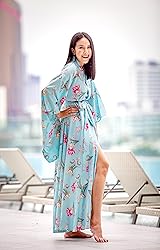 Na'Rak Women's Kimono Robe, Yukata Style Long Soft