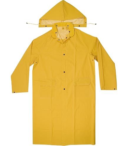 Custom Leathercraft CLC Rain Wear R1052X .35 MM PVC Trench Coat
