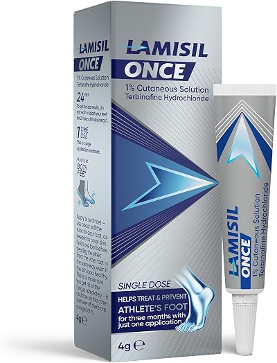 Lamisil Once - Single Dose Athlete’s Foot Treatment 4g antifungal solution