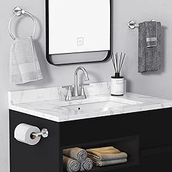 Bathroom Faucets for Sink 3 Hole, Hurran 4 inch