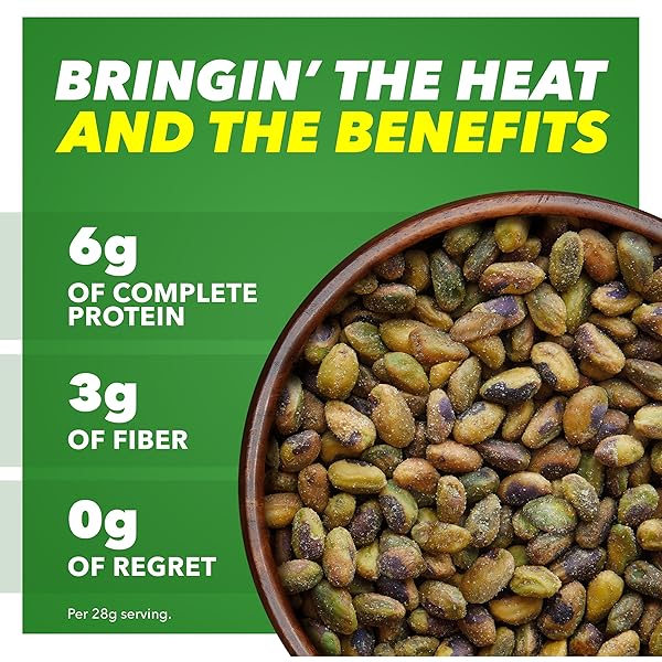 WONDERFUL PISTACHIOS NO SHELLS, JALAPEÑO LIME NUTS, 0.75 OUNCE BAGS (PACK OF 14), PROTEIN SNACKS, GLUTEN FREE, ON-THE-GO, INDIVIDUALLY WRAPPED SNACKS, PANTRY STAPLES