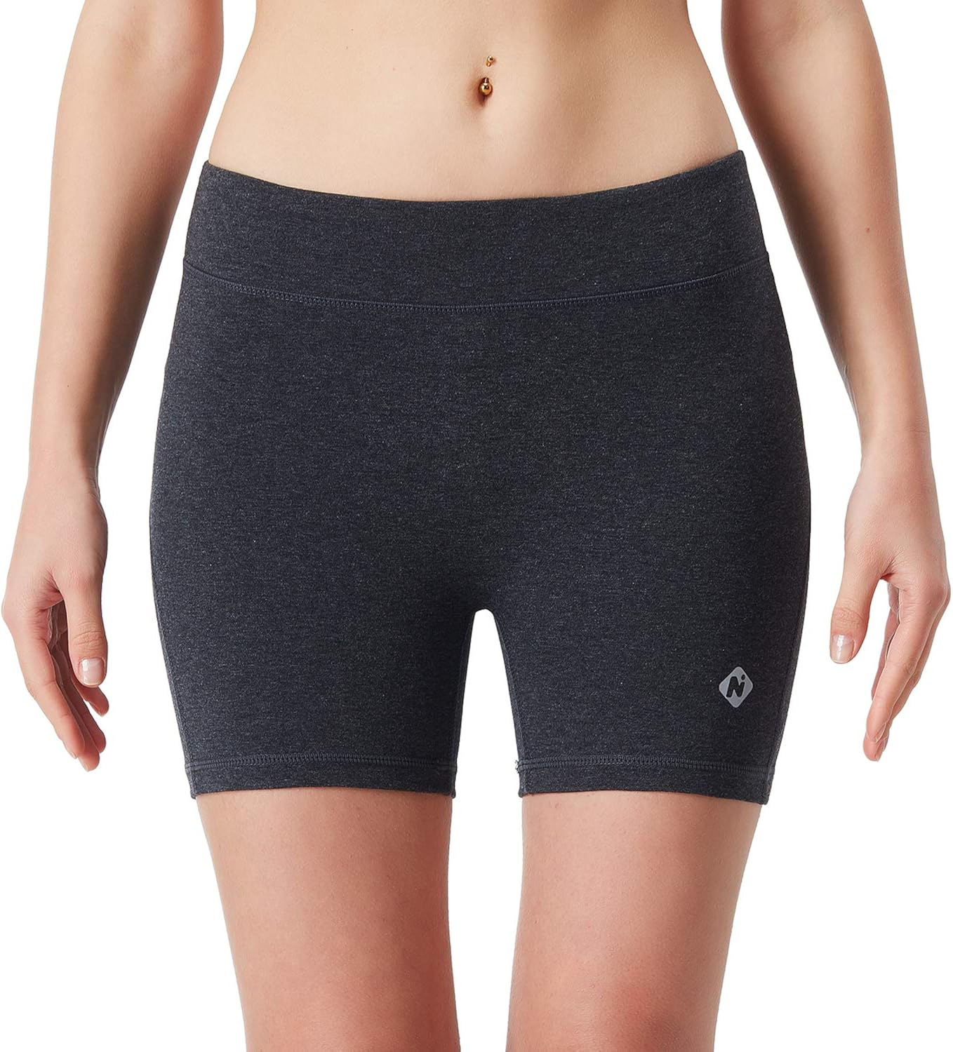 Naviskin Women's 4" Active Volleyball Shorts Training Workout Tights Compression Shorts : Clothing