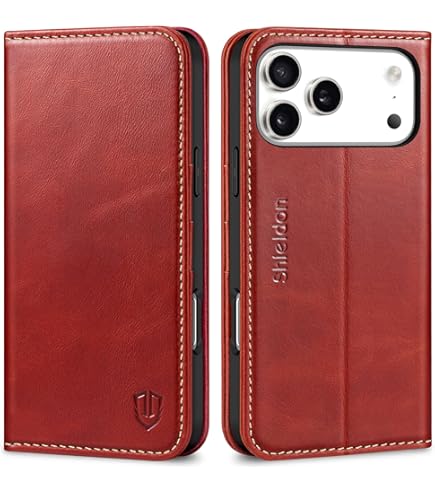 週末セール SHIELDONのiPhone 16 Pro Max対応本革ケース Amazon.com: SHIELDON Case for iPhone 16 Pro Max 2024, Genuine